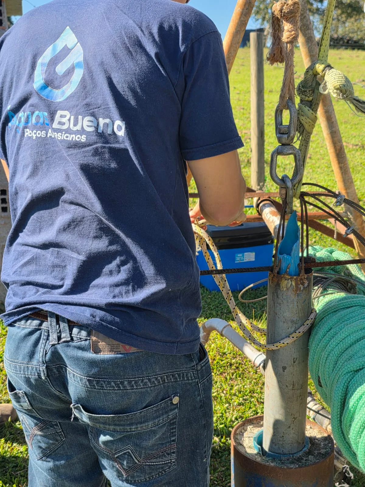 furação de poço artesiano