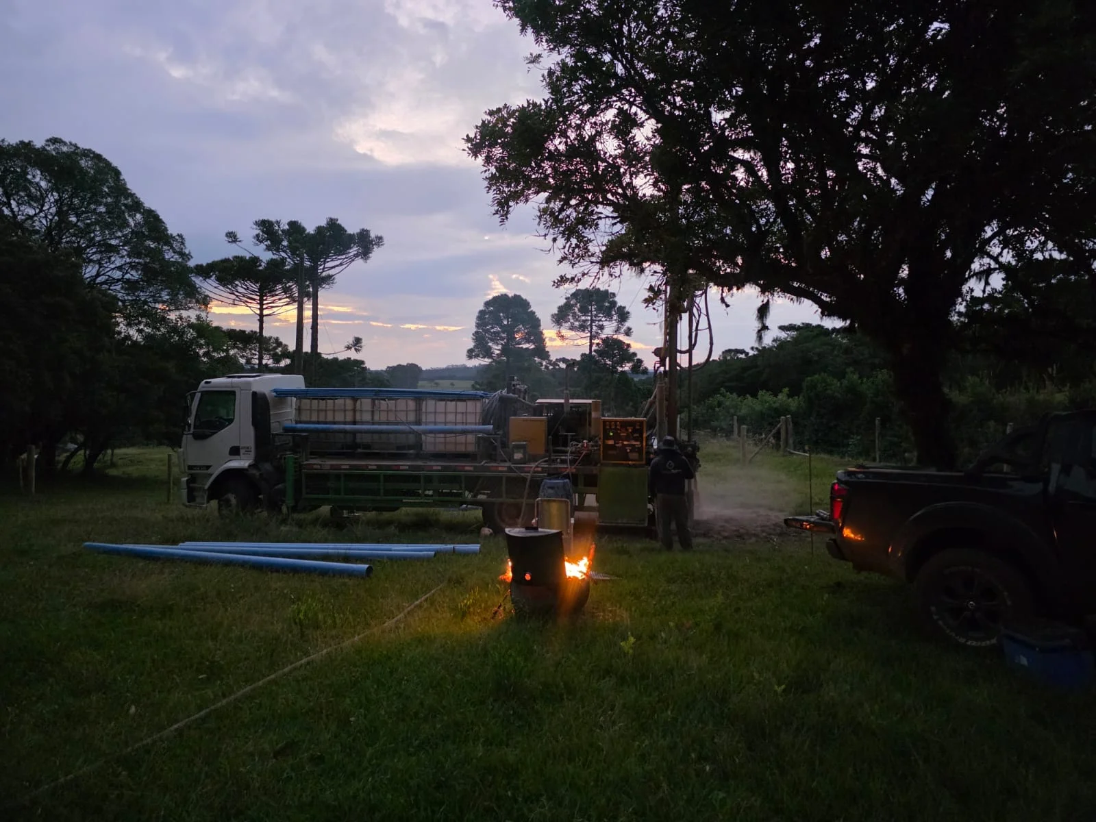 perfuração de poço artesiano para sítio em Lages